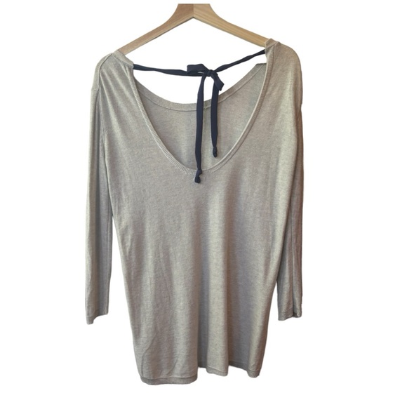 Babaton Aritzia Bailey Silk Casmere Knit long sleeved top XS - Picture 2 of 5